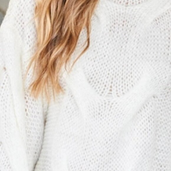 Contemporary  IVORY SWEATER - Picture 7 of 7